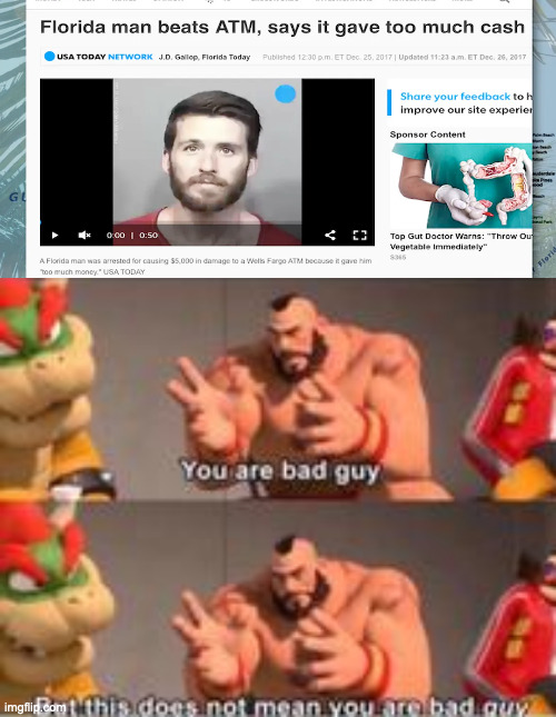 Hi | image tagged in you are bad guy | made w/ Imgflip meme maker