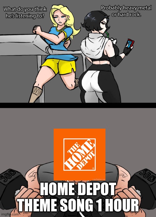 Only true people understand | HOME DEPOT THEME SONG 1 HOUR | image tagged in what do you think he's listening to | made w/ Imgflip meme maker