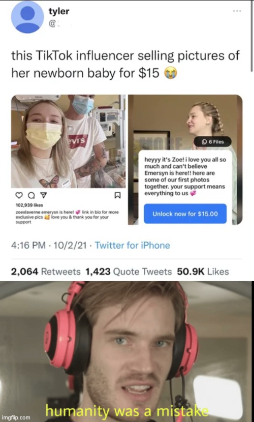 I hate TikTok with a passion. | image tagged in humanity was a mistake,memes,unfunny | made w/ Imgflip meme maker
