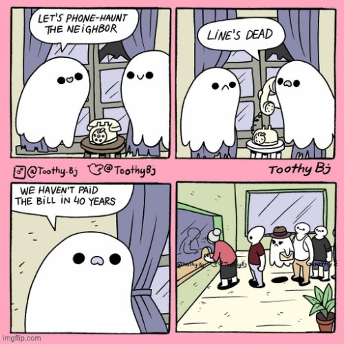 Spooky Month | image tagged in comics,unfunny | made w/ Imgflip meme maker