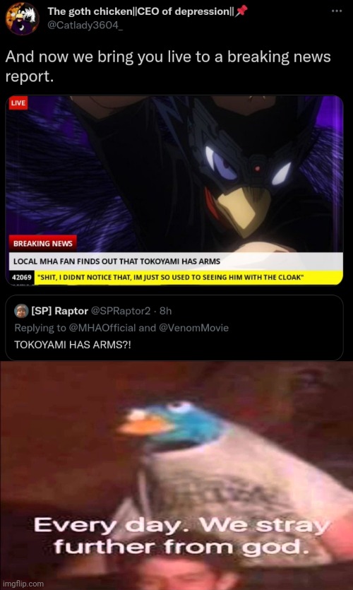 They were being for real.... | image tagged in every day we stray further from god | made w/ Imgflip meme maker