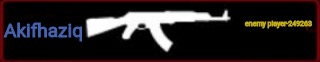 csgo killfeed | Akifhaziq; enemy player-249263 | image tagged in csgo killfeed | made w/ Imgflip meme maker