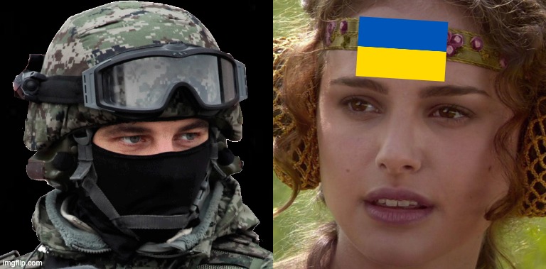 same energy as the original | image tagged in russian,military,ukraine,anakin padme 4 panel | made w/ Imgflip meme maker
