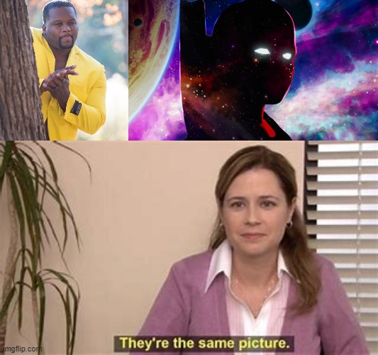 The Watcher...Or Is He? | image tagged in black guy hiding behind tree | made w/ Imgflip meme maker