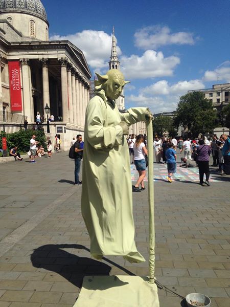 High Quality London Floating Yoda Blank Meme Template
