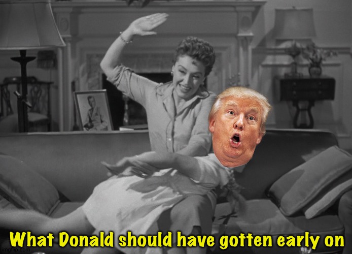 Donald the Bad Seed | What Donald should have gotten early on | image tagged in bad seed donald | made w/ Imgflip meme maker