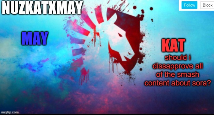 E | should i dissapprove all of the smash content about sora? | image tagged in e | made w/ Imgflip meme maker