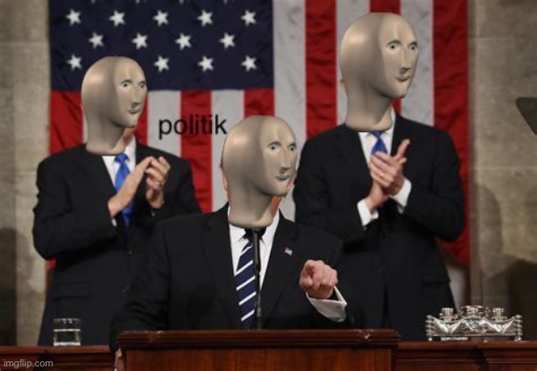 Meme Man is running for a second term. | image tagged in meme man politk | made w/ Imgflip meme maker