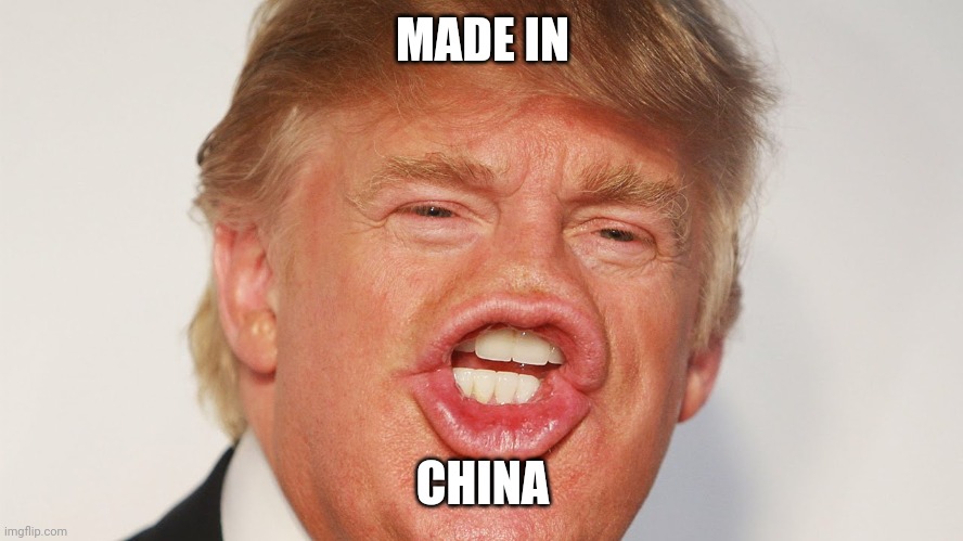 Donald Trump China | MADE IN CHINA | image tagged in donald trump china | made w/ Imgflip meme maker