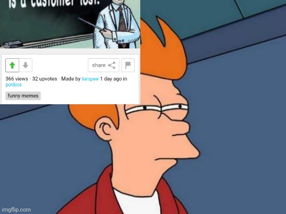 Futurama Fry Meme | image tagged in memes,futurama fry | made w/ Imgflip meme maker