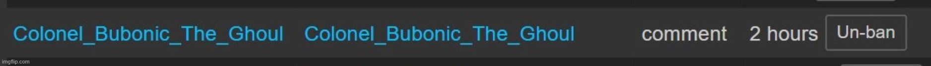 I comment banned myself Lmao | made w/ Imgflip meme maker