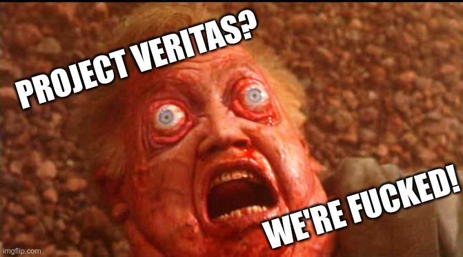 PROJECT VERITAS? WE'RE FUCKED! | made w/ Imgflip meme maker