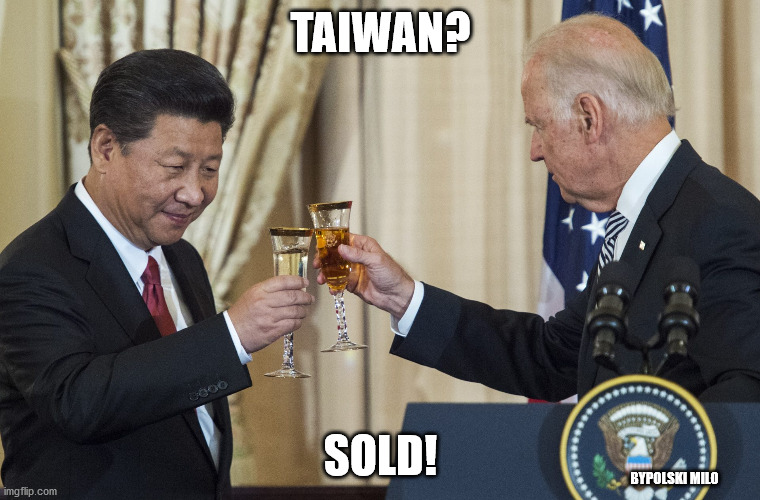 taiwan | TAIWAN? SOLD! BYPOLSKI MILO | image tagged in political meme | made w/ Imgflip meme maker