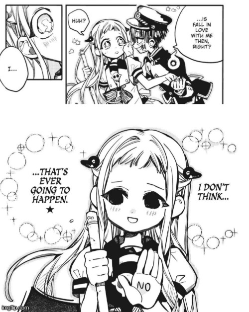 Poor hanako | image tagged in hanako kun,manga | made w/ Imgflip meme maker