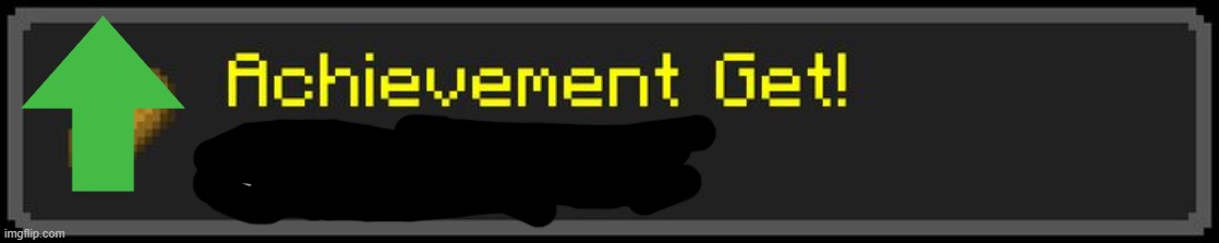 Minecraft Custom Achievement Blank Meme Template