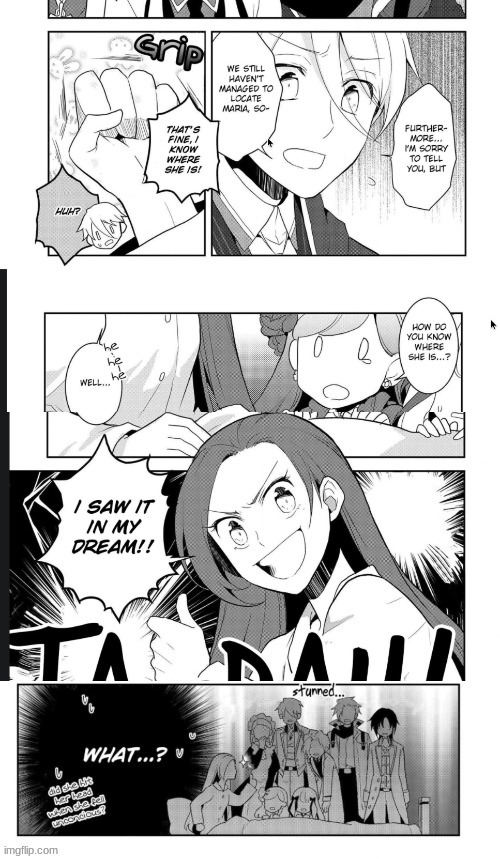 " I SAW HER IN MY DREAM" | image tagged in hanako kun,manga | made w/ Imgflip meme maker