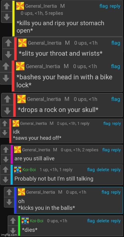 This was a joke don't ban anyone for violence or anything | made w/ Imgflip meme maker