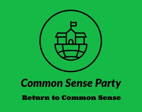 High Quality Common Sense Party Blank Meme Template