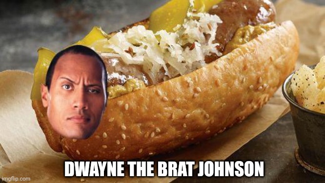 DWAYNE THE BRAT JOHNSON | image tagged in funny memes | made w/ Imgflip meme maker