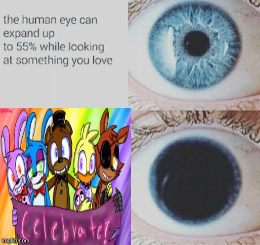 Blurry eyes cuz i love this. | image tagged in fnaf | made w/ Imgflip meme maker