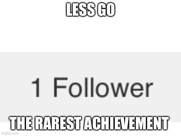 LESS GO; THE RAREST ACHIEVEMENT | made w/ Imgflip meme maker