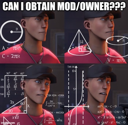 Can i obtain mod??? | CAN I OBTAIN MOD/OWNER??? | image tagged in scout confused | made w/ Imgflip meme maker