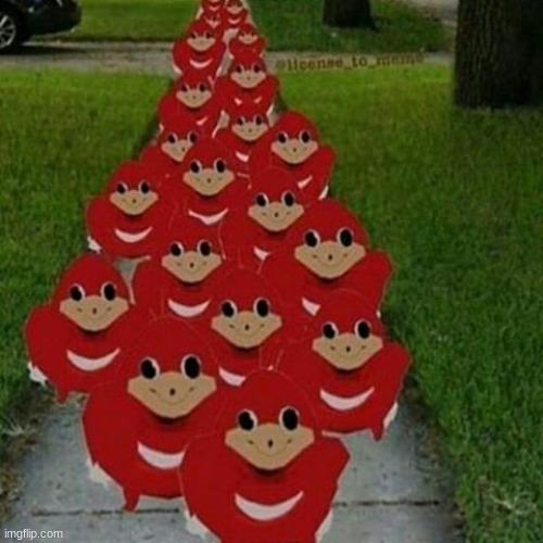 Ugandan knuckles army | image tagged in ugandan knuckles army | made w/ Imgflip meme maker
