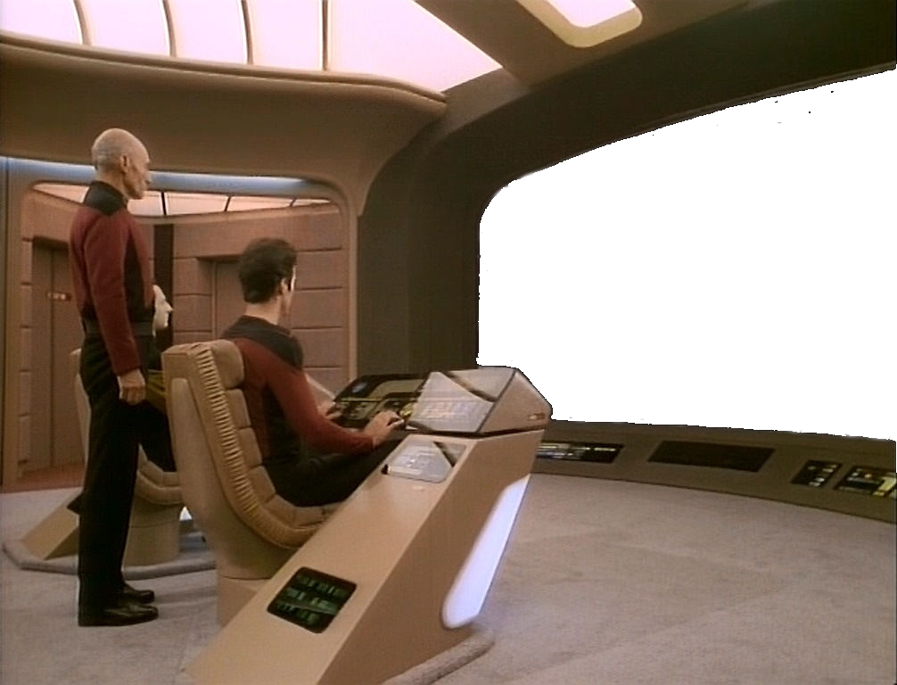 Enterprise D Transparent Viewscreen Blank Meme Template