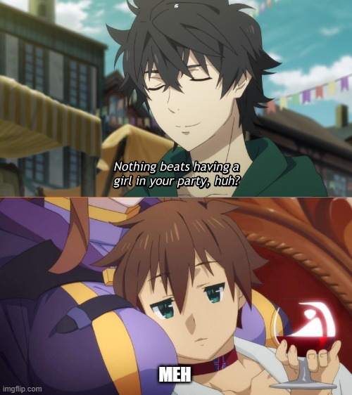 Konosuba unimpressed kazuma Memes & GIFs - Imgflip