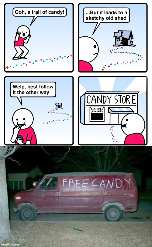 Candy Store | image tagged in free candy van,candy,comics/cartoons,comics,memes,meme | made w/ Imgflip meme maker