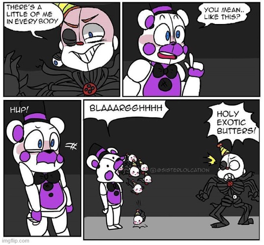 another fnaf comic | image tagged in fnaf,comic,funny | made w/ Imgflip meme maker