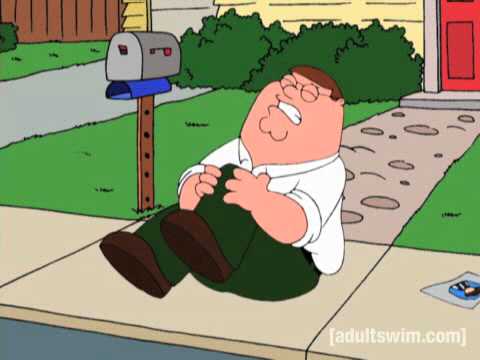 peter hurting his knee Blank Meme Template