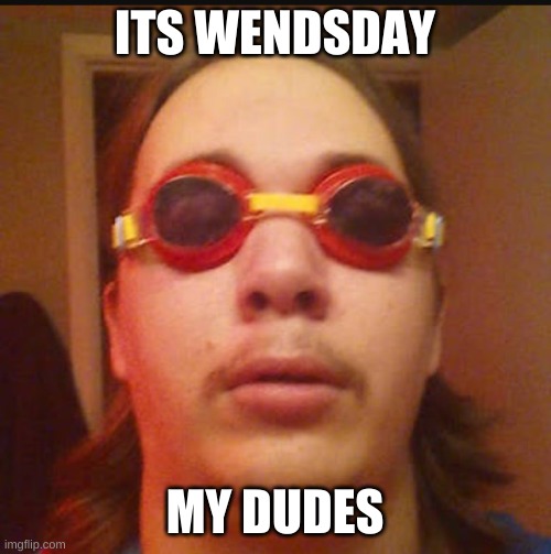 It's Wednesday my dudes | ITS WENDSDAY MY DUDES | image tagged in it's wednesday my dudes | made w/ Imgflip meme maker