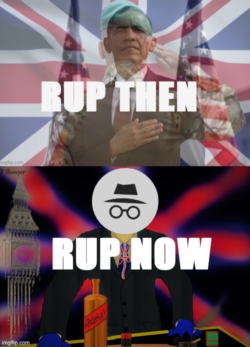 RUP then RUP now Blank Meme Template