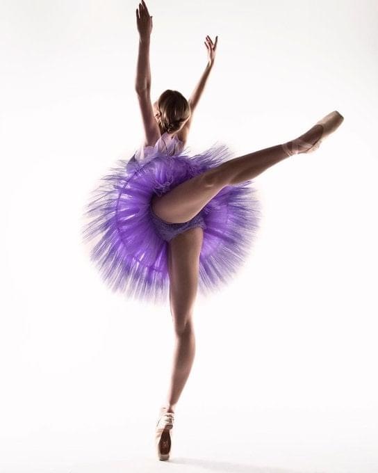 Dancer in purple Blank Meme Template