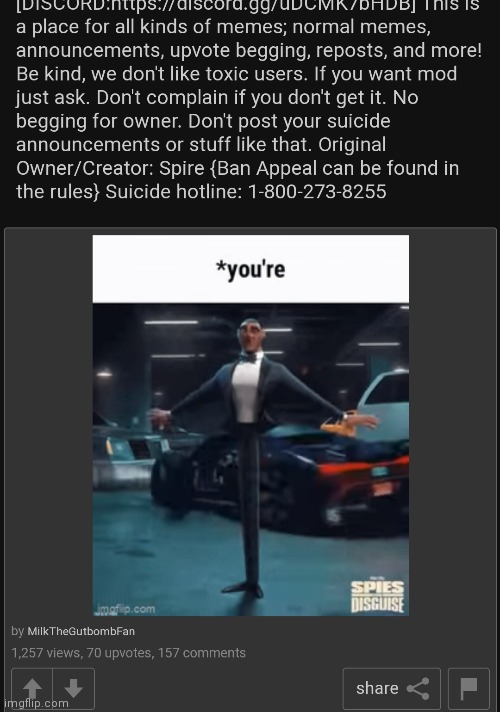 Oh hey I'm on the front page | made w/ Imgflip meme maker