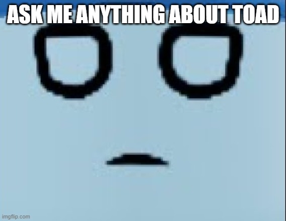 conscript face | ASK ME ANYTHING ABOUT TOAD | image tagged in conscript face | made w/ Imgflip meme maker