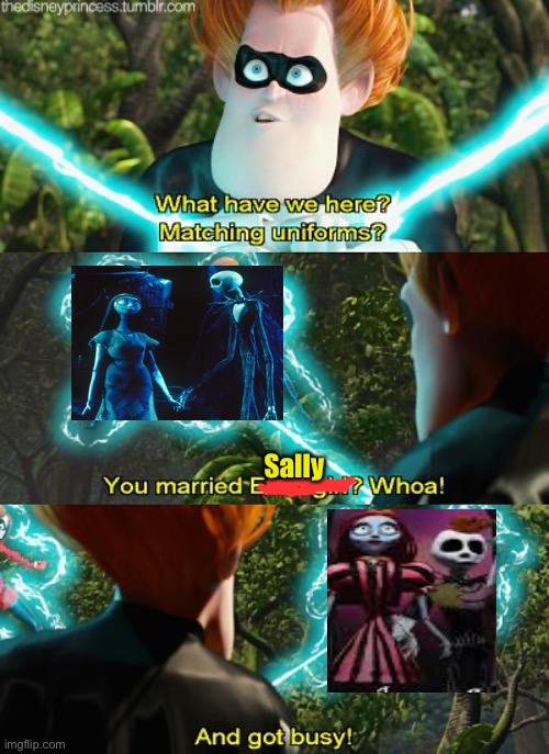 An Incredible Nightmare Before Christmas | Sally | image tagged in nightmare before christmas,the incredibles | made w/ Imgflip meme maker