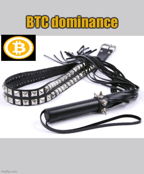 Bitcoin dominance | BTC dominance | image tagged in bitcoin,bitcoin dominance,crypto | made w/ Imgflip meme maker