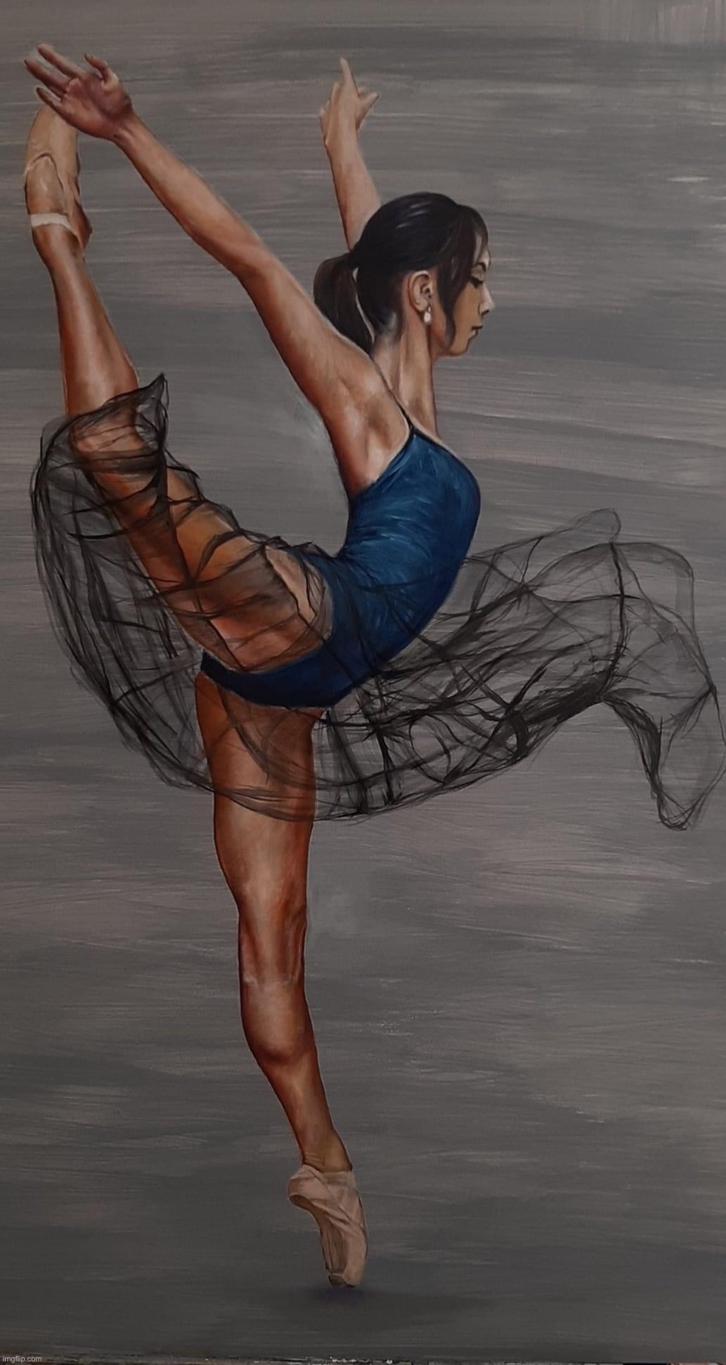 Dancer painting | image tagged in dancer painting | made w/ Imgflip meme maker