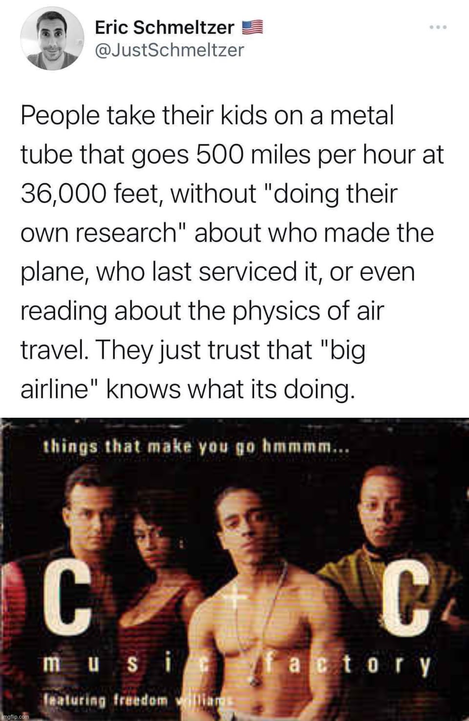 Things that make you go hmmm | image tagged in big airline,things that make you go hmmm | made w/ Imgflip meme maker