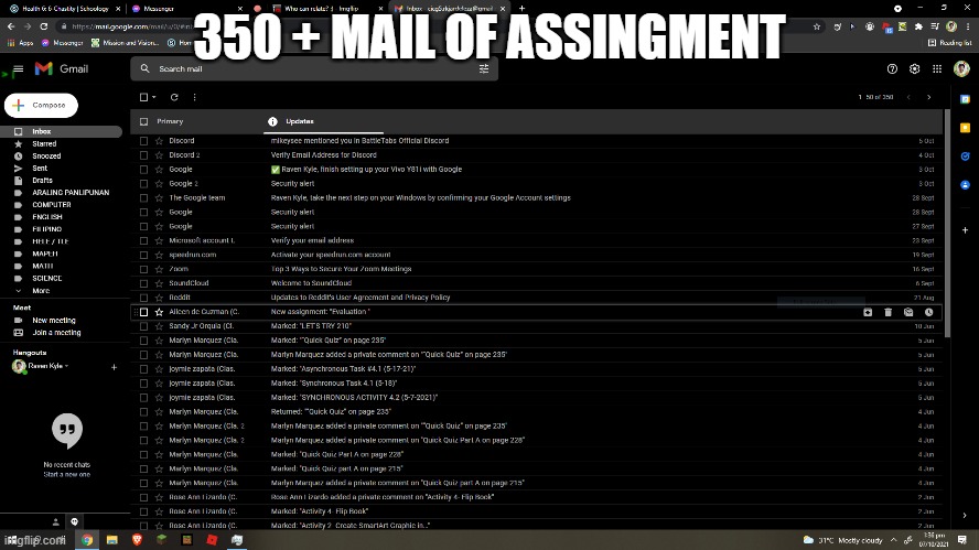 random things | 350 + MAIL OF ASSINGMENT | image tagged in y u no | made w/ Imgflip meme maker
