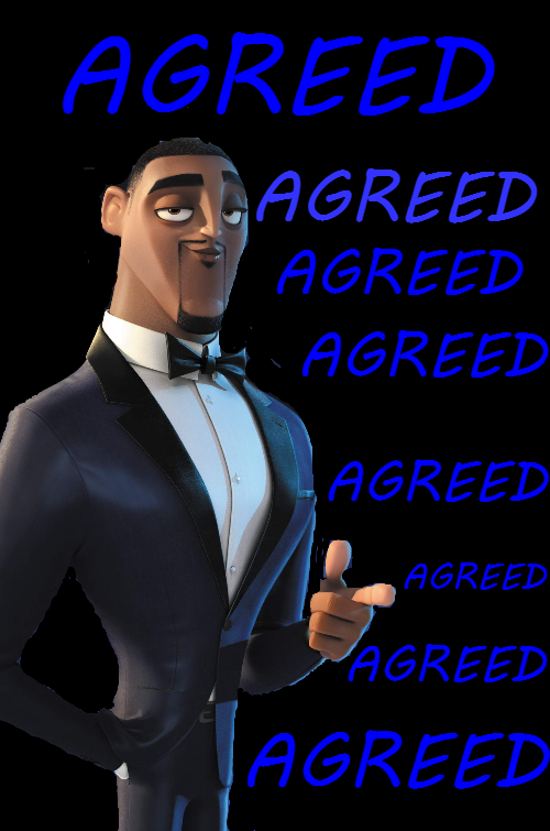 LANCE SAYS AGREED Blank Meme Template