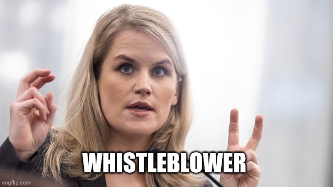 Whistleblower | WHISTLEBLOWER | image tagged in facebook | made w/ Imgflip meme maker