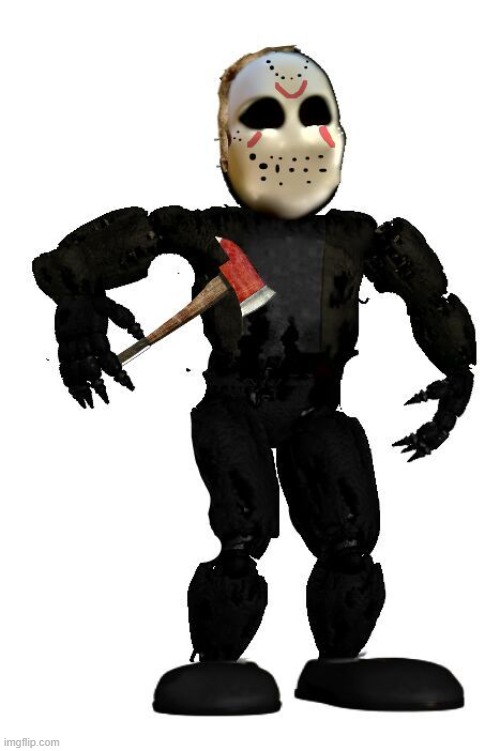 Jason Vorhees As A Fnaf Character | image tagged in jason voorhees,fnaf | made w/ Imgflip meme maker