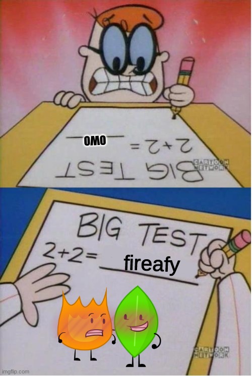 fireafy | OWO; fireafy | image tagged in how i react under pressure | made w/ Imgflip meme maker