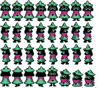 Ralsei sprite sheet 1 Blank Template - Imgflip