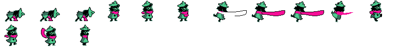 Ralsei sprite sheet 4 Blank Template - Imgflip