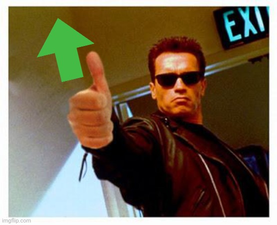 terminator thumbs up | image tagged in terminator thumbs up | made w/ Imgflip meme maker