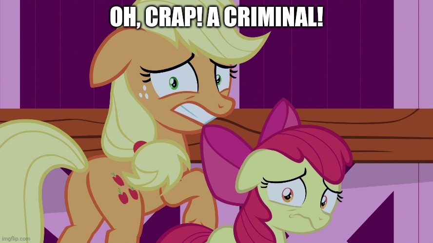 OH, CRAP! A CRIMINAL! | made w/ Imgflip meme maker